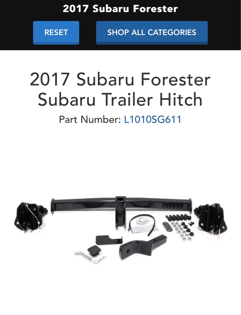 2017 subaru forester online trailer hitch