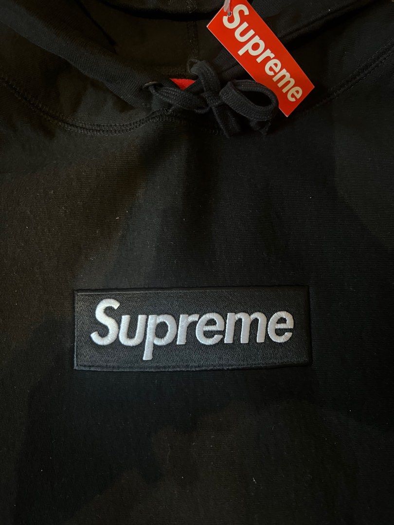 Supreme Box Logo FW23 2023 Medium Black Men s Fashion Tops