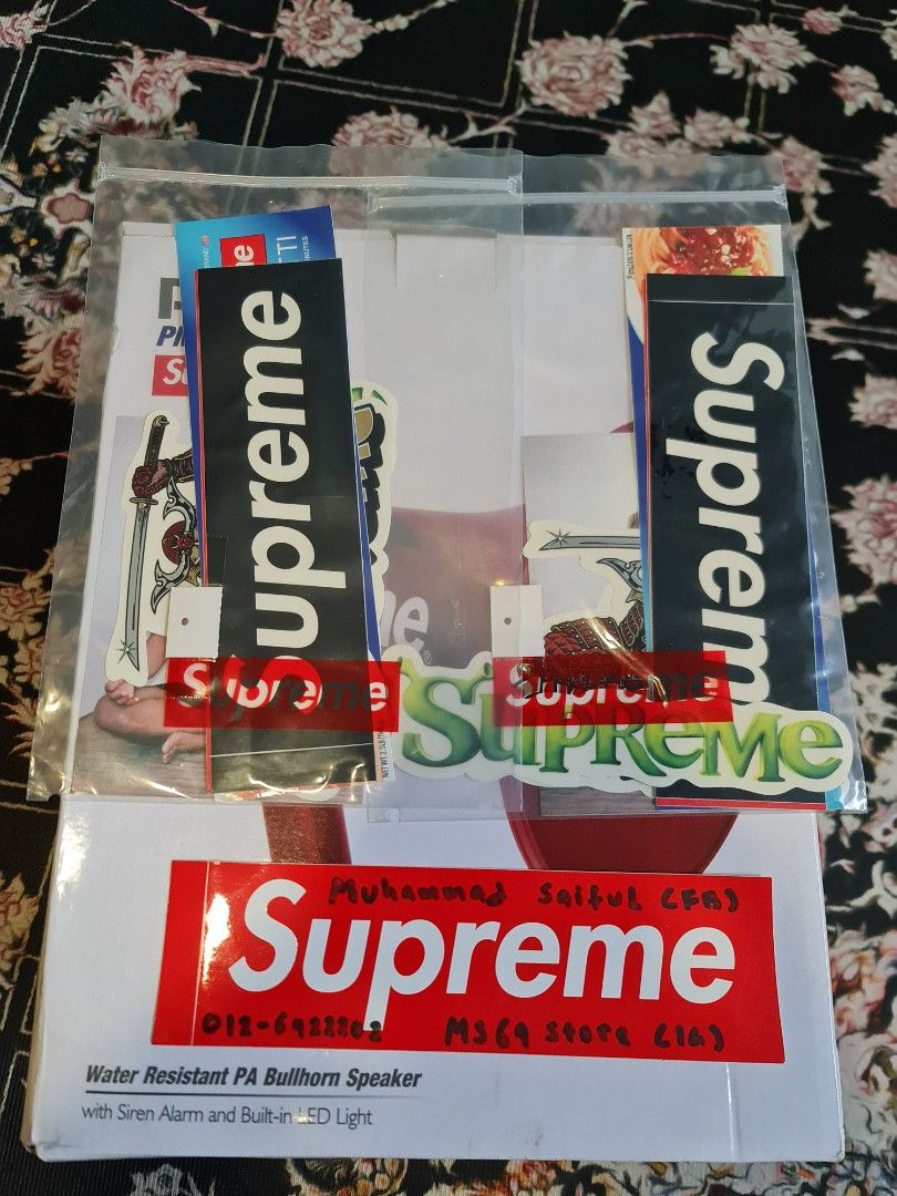 Supreme sticker set Hobbies Toys Collectibles Memorabilia