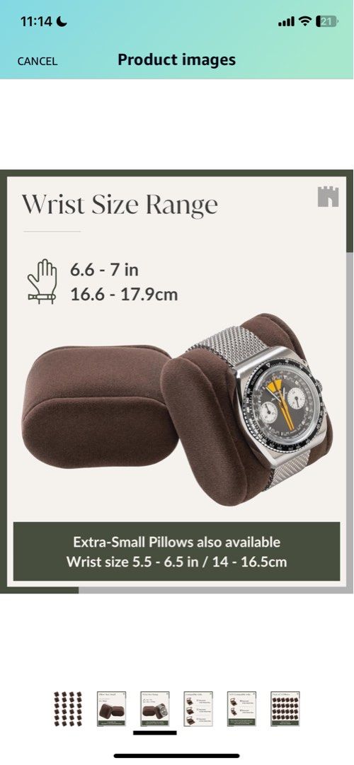 Watch box pillows online