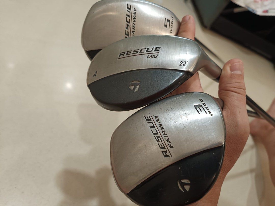 TaylorMade Rescue Hybrids Set, Sports Equipment, Sports & Games, Golf ...