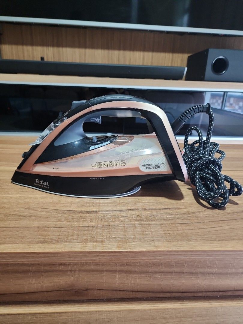 Tefal Ultimate Pure Iron FV9845, TV & Home Appliances, Irons & Steamers ...