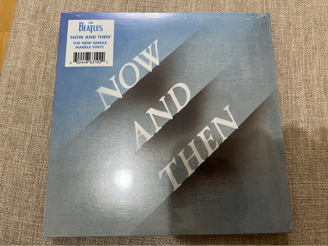 The Beatles Now and Then 7' blue Marble vinyl, 興趣及遊戲, 音樂
