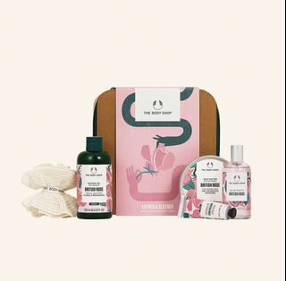 The body shop lather and slather gift set