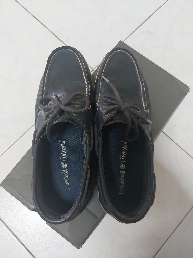 Ortholite boat shoes top