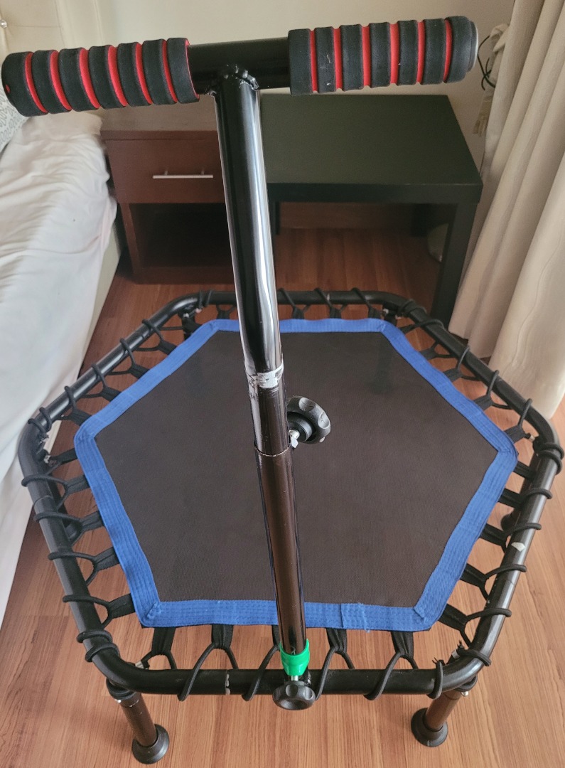 Trampoline/Rebounder with Holding Bar for Adults and Kids, Sports