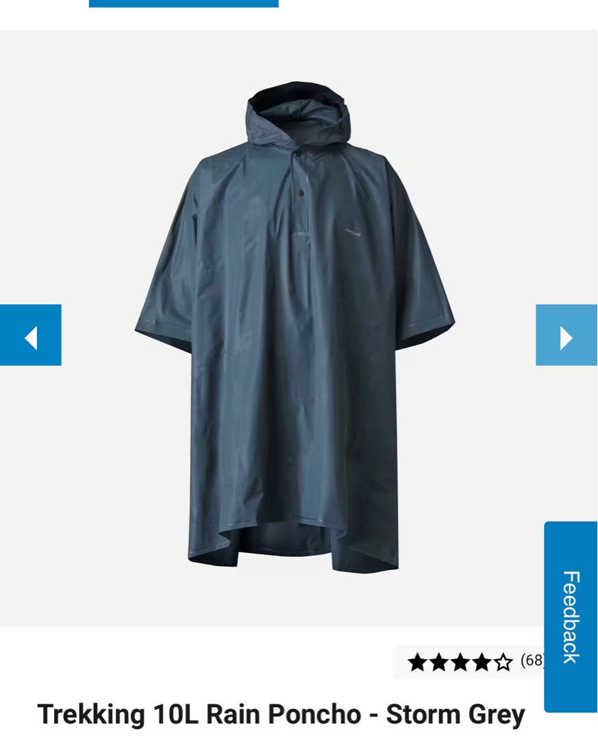 Decathlon poncho raincoat new arrivals