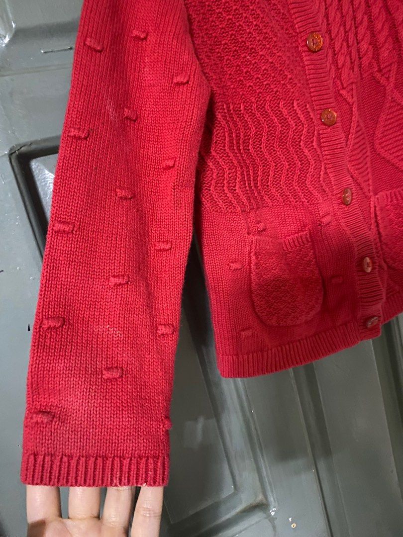Tu deals red cardigan