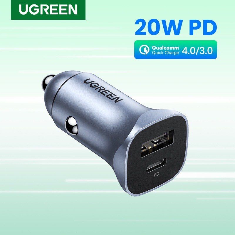 UGREEN USB Car Charger Adapter 36W - Dual USB Car Charger Fast Charging,  Cigarette Lighter Adapter Compatible with iPhone 15/14/13/12/11/SE/XR/X/XS