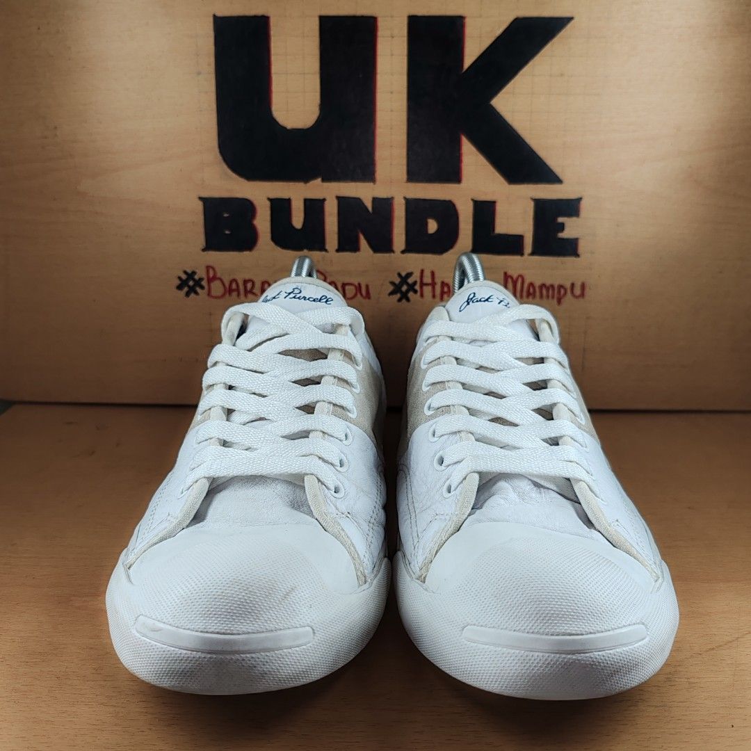 UKBundle UK9 27.5cm Converse Jack Purcell Ox Leather White
