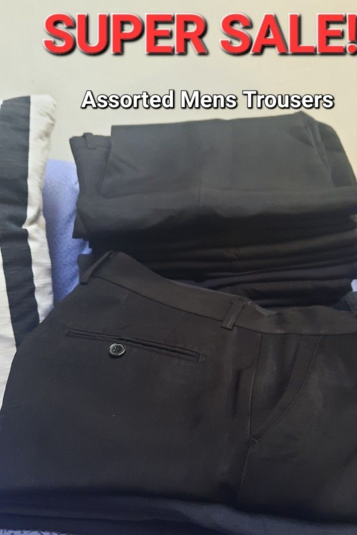 Ultimate Mens Slacks Sale!, Men's Fashion, Bottoms, Trousers on Carousell