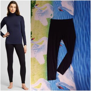 UNIQLO Extra Warm Heattech Legging (Black XXL)