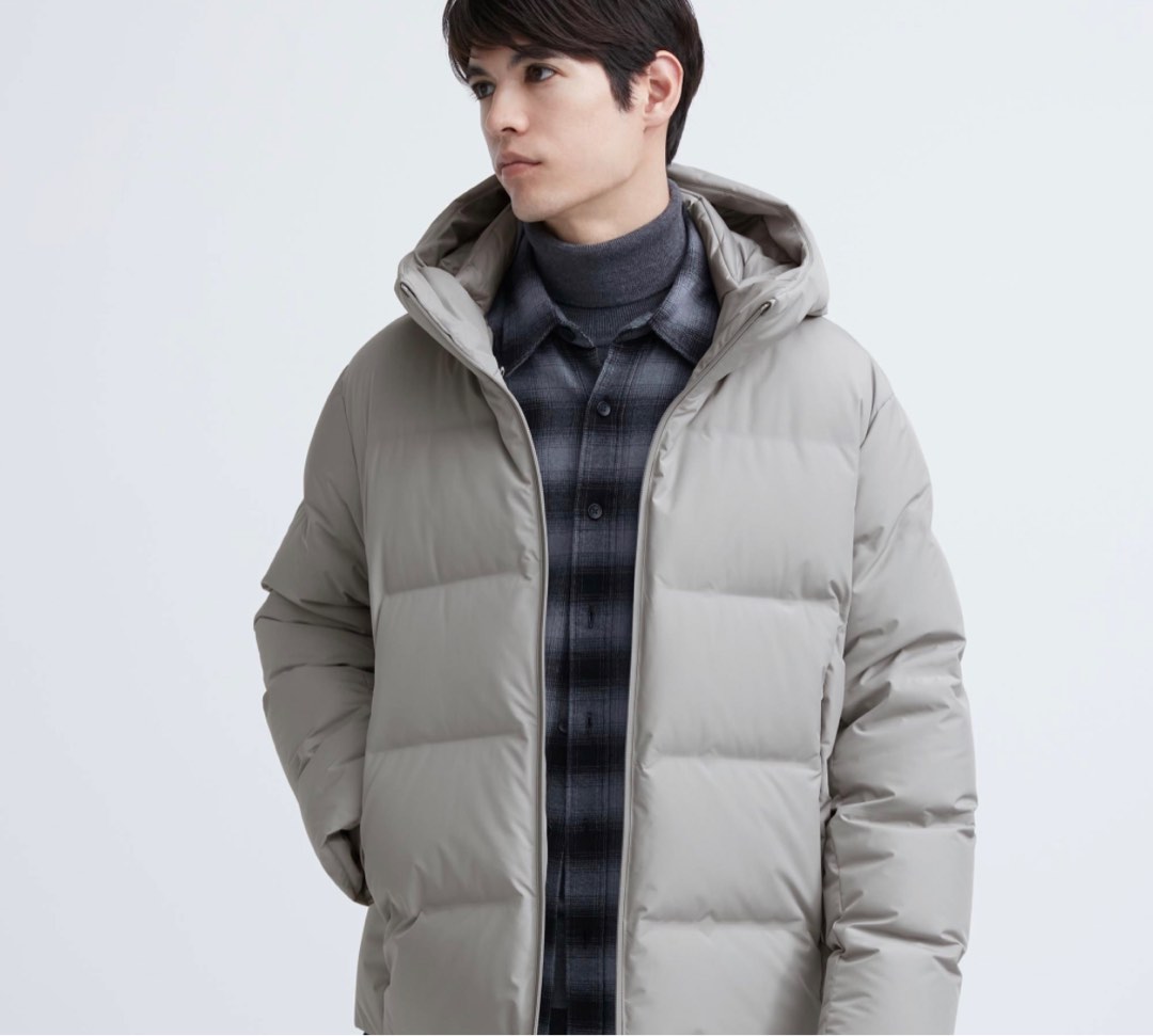 Men ultra light sales down seamless parka