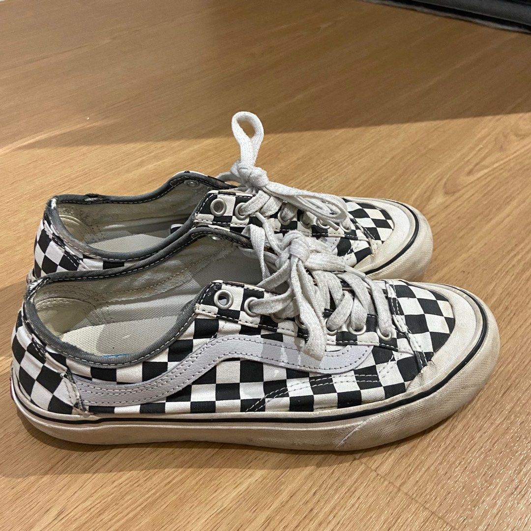 Checkered sneakers cheap