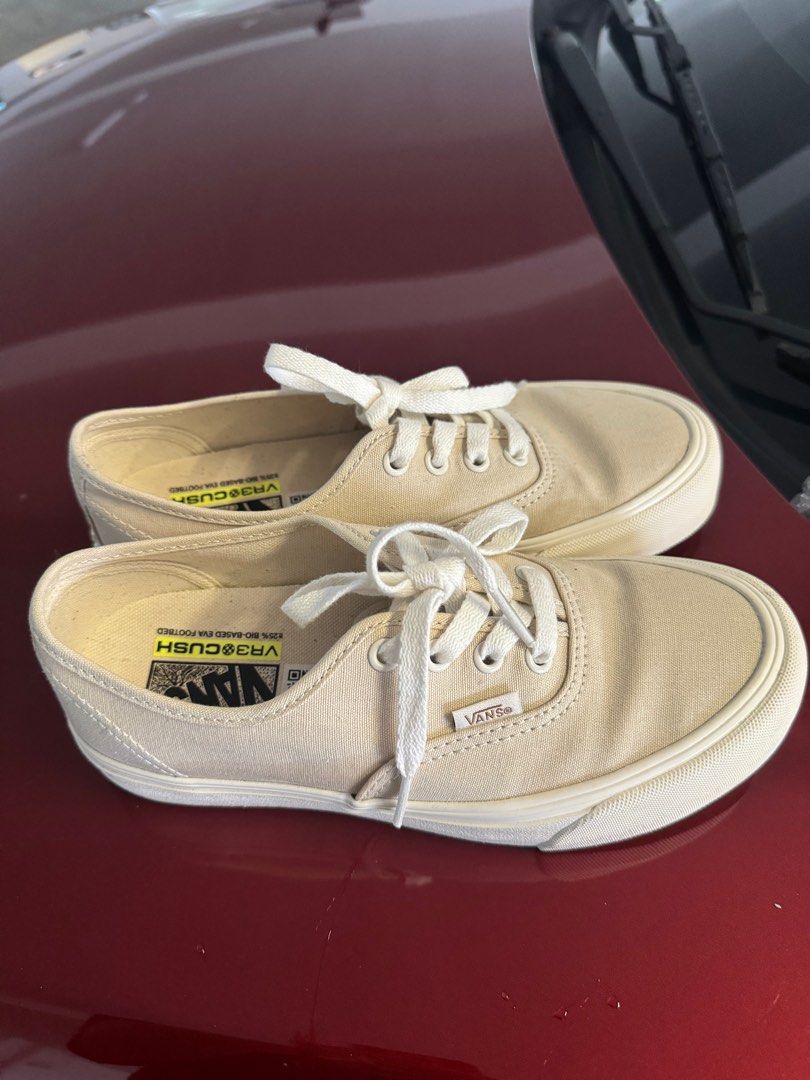 Nude colour vans top