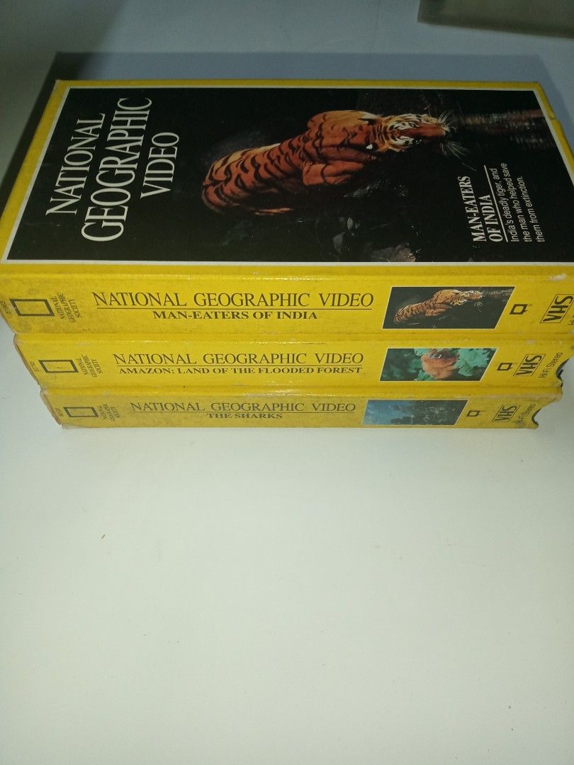 VHS tapes National Geography, Hobbies & Toys, Music & Media, CDs & DVDs