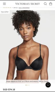 Limited edition Victoria's Secret bombshell push up bra . Free gift: La  Senza stoking , Women's Fashion, New Undergarments & Loungewear on Carousell