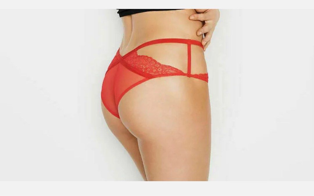 Victoria's Secret Very Sexy Cheeky Lace Cut Out Panty Underwear
