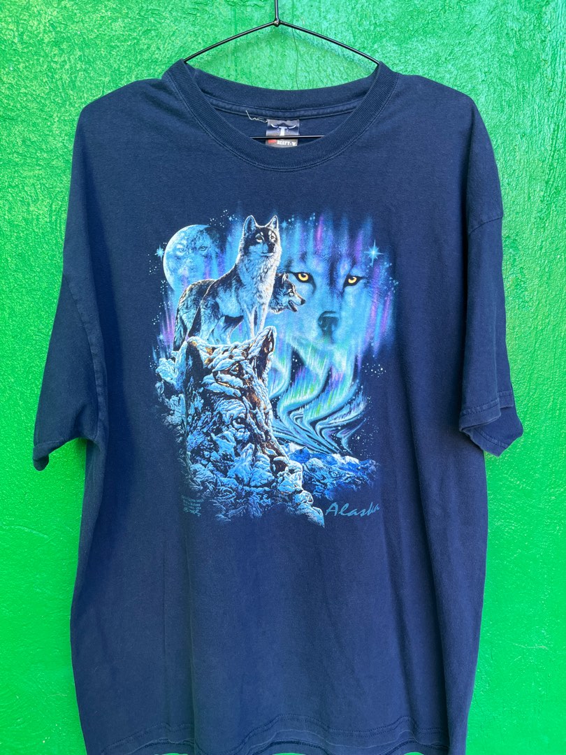 Vintage Alaska Animal Tee, Men's Fashion, Tops & Sets, Tshirts & Polo