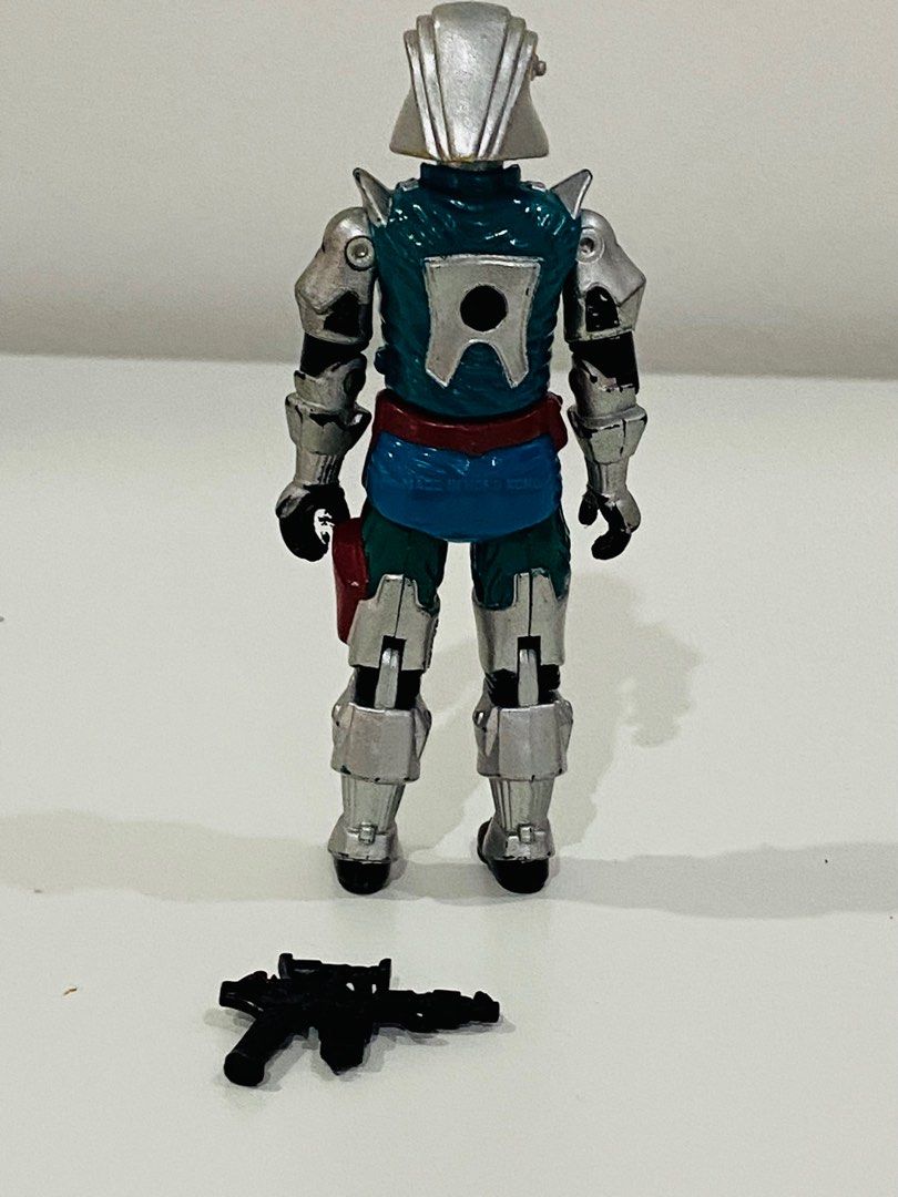 Vintage Cobra Commander V3 (Category: Action & Battle Toys) located in Paranaque City. Submitted by cfcisco (Listing ID 1270451663, Image 2). Description: Vintage GI Joe - Cobra Commander V3 Comes with gun No backpack O-ring replaced Discoloration in some parts Usual wear and tear for a 40 year old toy.