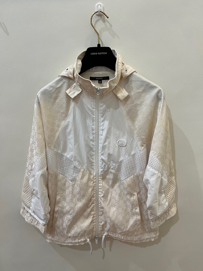 Vintage Gucci Monogram Windbreaker Jacket For Womens