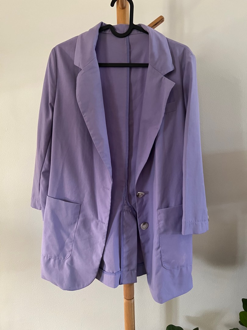 violet nike blazers