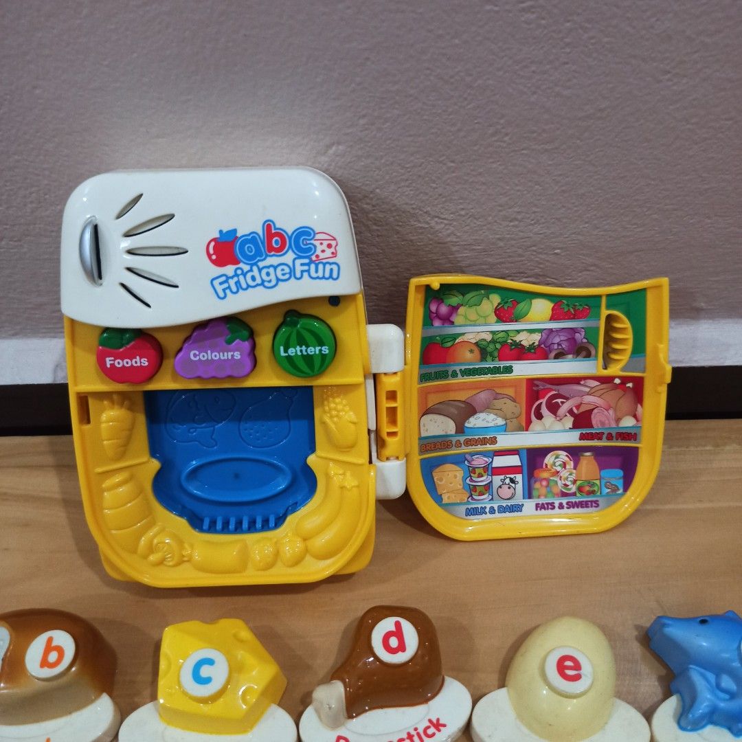 Vtech ABC Food Fun Fridget Set Mainan Alfabet Anak dan Bayi