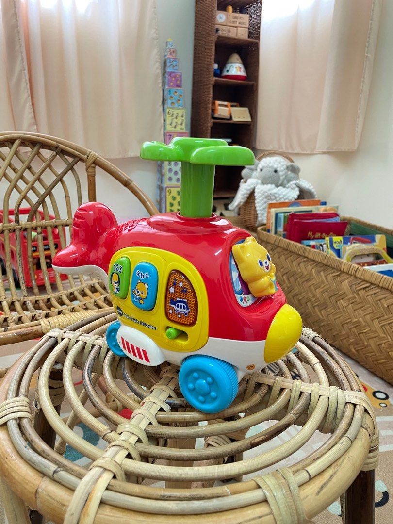 Vtech SPIN GO helicopter Hobbies Toys Toys Games on Carousell