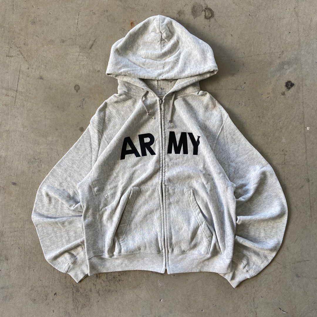 Army zipper hoodie sale