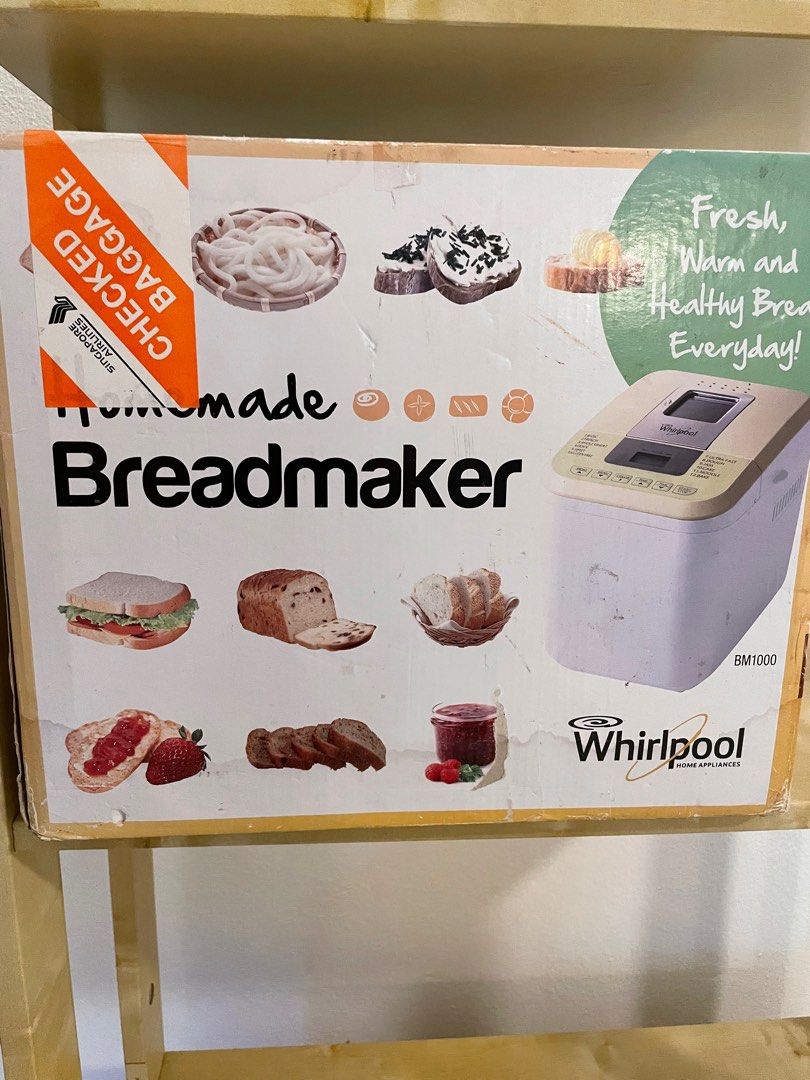 Whirlpool bread maker discount