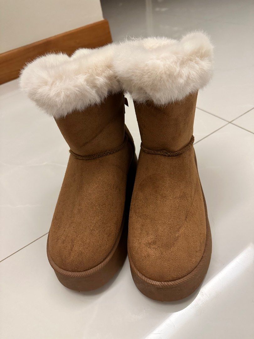 Fur boots for winter best sale