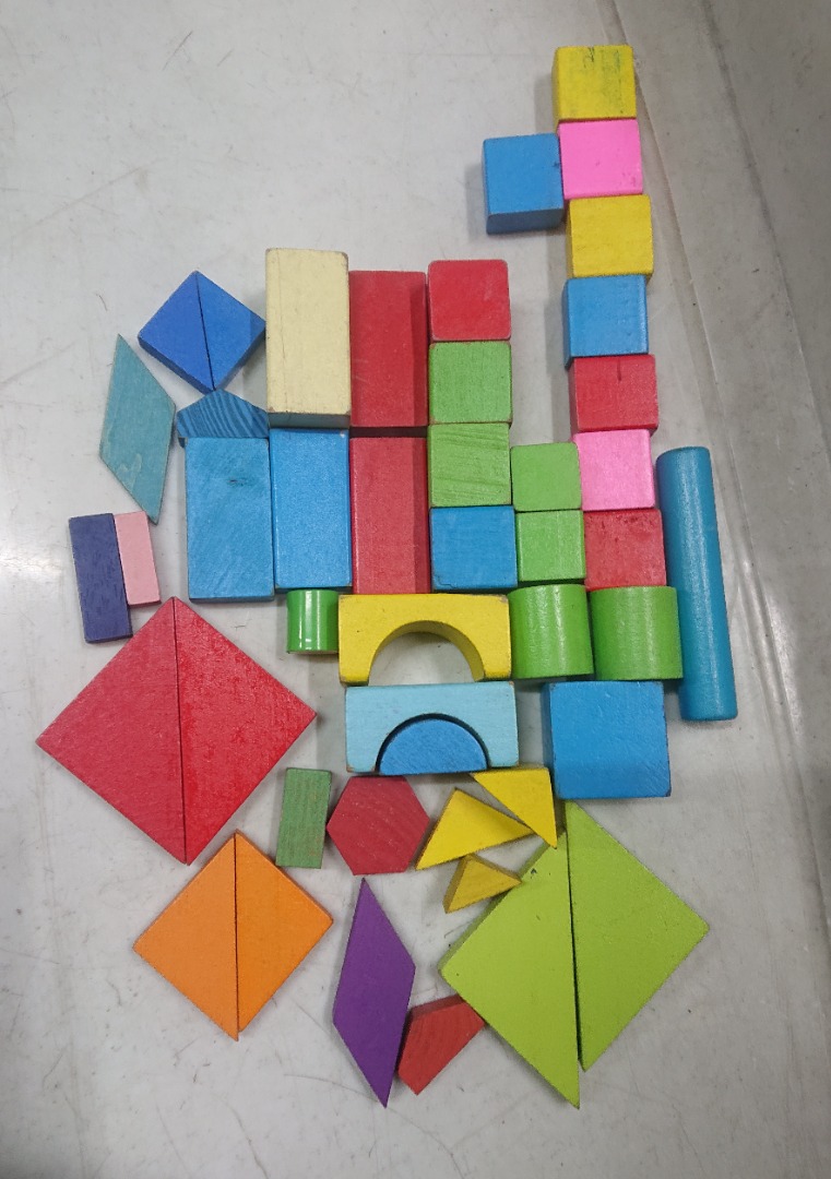 Wooden Learning Blocks, Hobbies & Toys, Toys & Games on Carousell