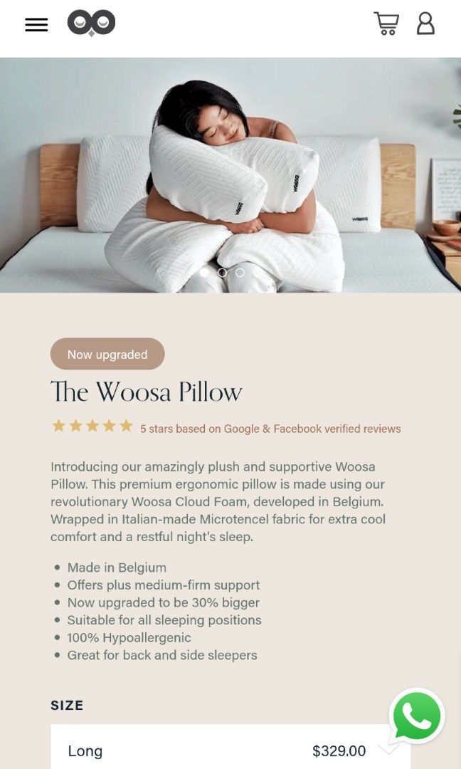 Woosa Pillow Long