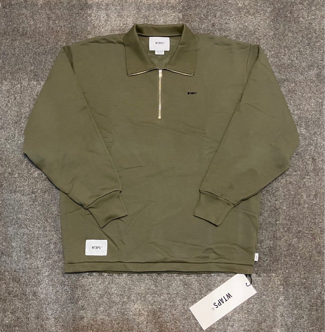 WTAPS POLO LS / SHIRT. COPO SWEAT CLASSIC HEAVYWEIGHT HALF ZIP