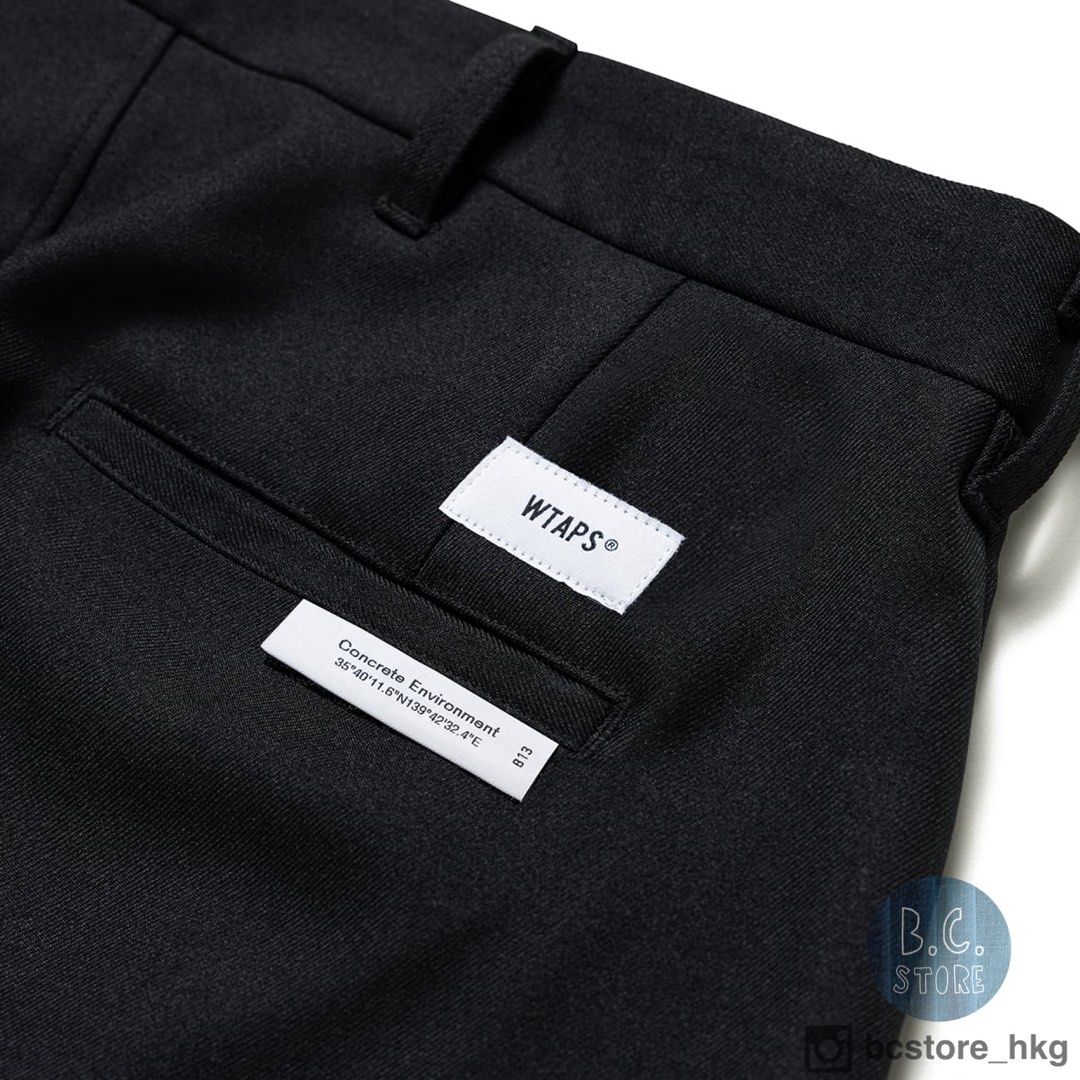 WTAPS 2023AW TRDT1801 TROUSERS BLACK Mディセンダント