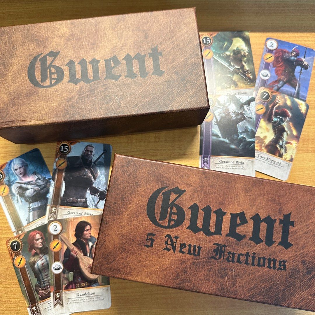 wts the Witcher Gwent collectible playing card game Geralt of Rivia  Yennefer of Vengerberg Cirilla Lambert, Hobbies & Toys, Toys & Games on  Carousell