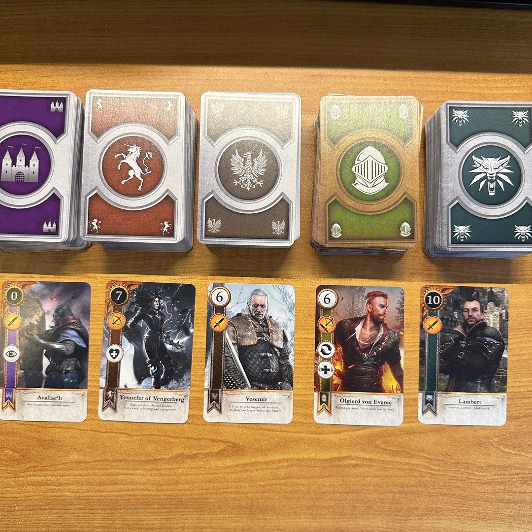 wts the Witcher Gwent collectible playing card game Geralt of Rivia  Yennefer of Vengerberg Cirilla Lambert, Hobbies & Toys, Toys & Games on  Carousell