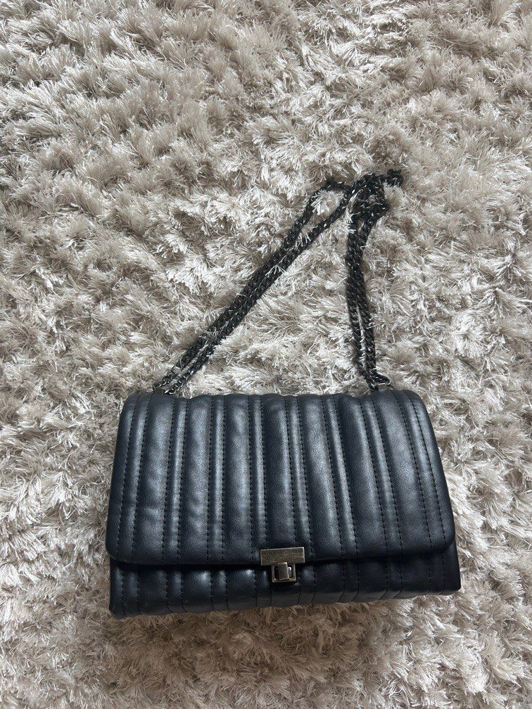 Zara quilted 2025 midi crossbody bag
