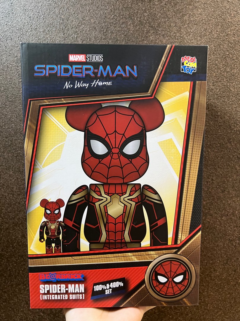 100％ & 400％ BE@RBRICK SPIDER-MAN INTEGRATED SUIT, 興趣及遊戲