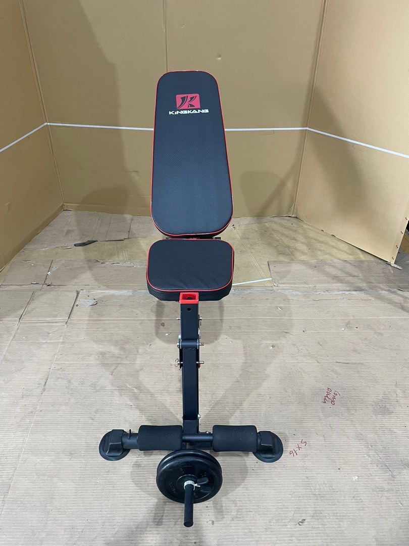 122312 (1) Adjustable King Kang work out bench $60, Sports