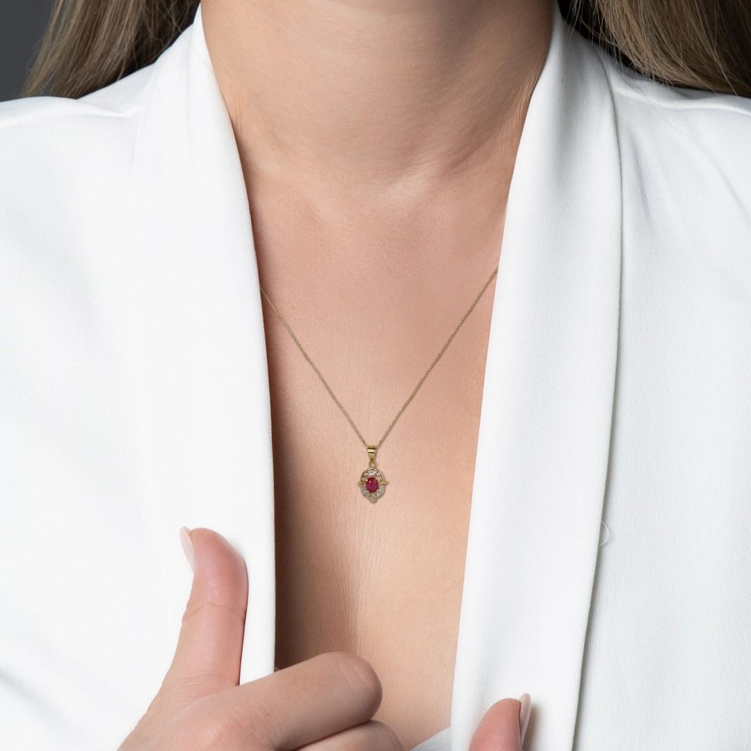 Gold diamond pendant online