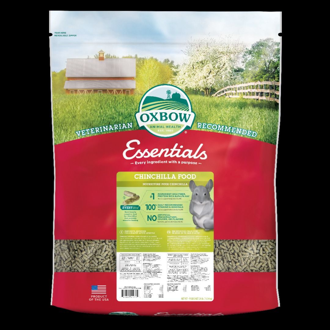 25lb oxbow chinchilla pellets