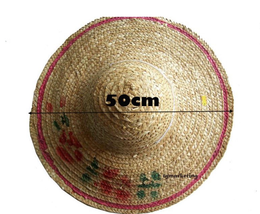 20 Straw Hat / Grass Hat/ Worker Hat/ Topi Mengkuang/ Topi Kerja