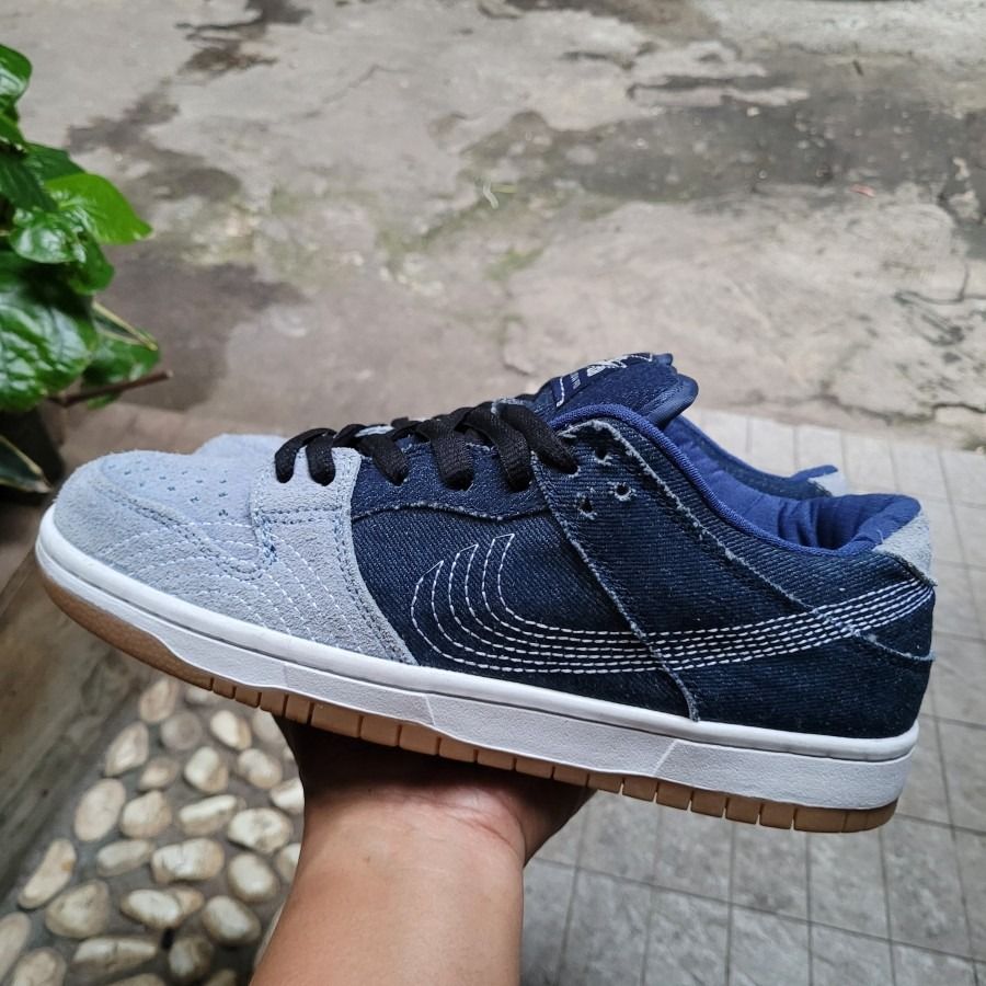 42] NIKE SB DUNK LOW DENIM SASHIKO (SEPATU NIKE) [A1-338 