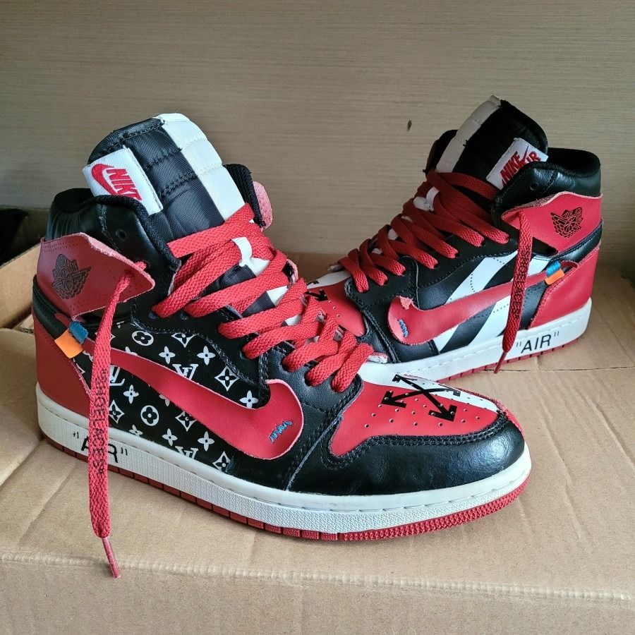 43 NIKE AIR JORDAN 1 CUSTOM SEPATU NIKE AIR JORDAN A1 306 vNczAynk9b