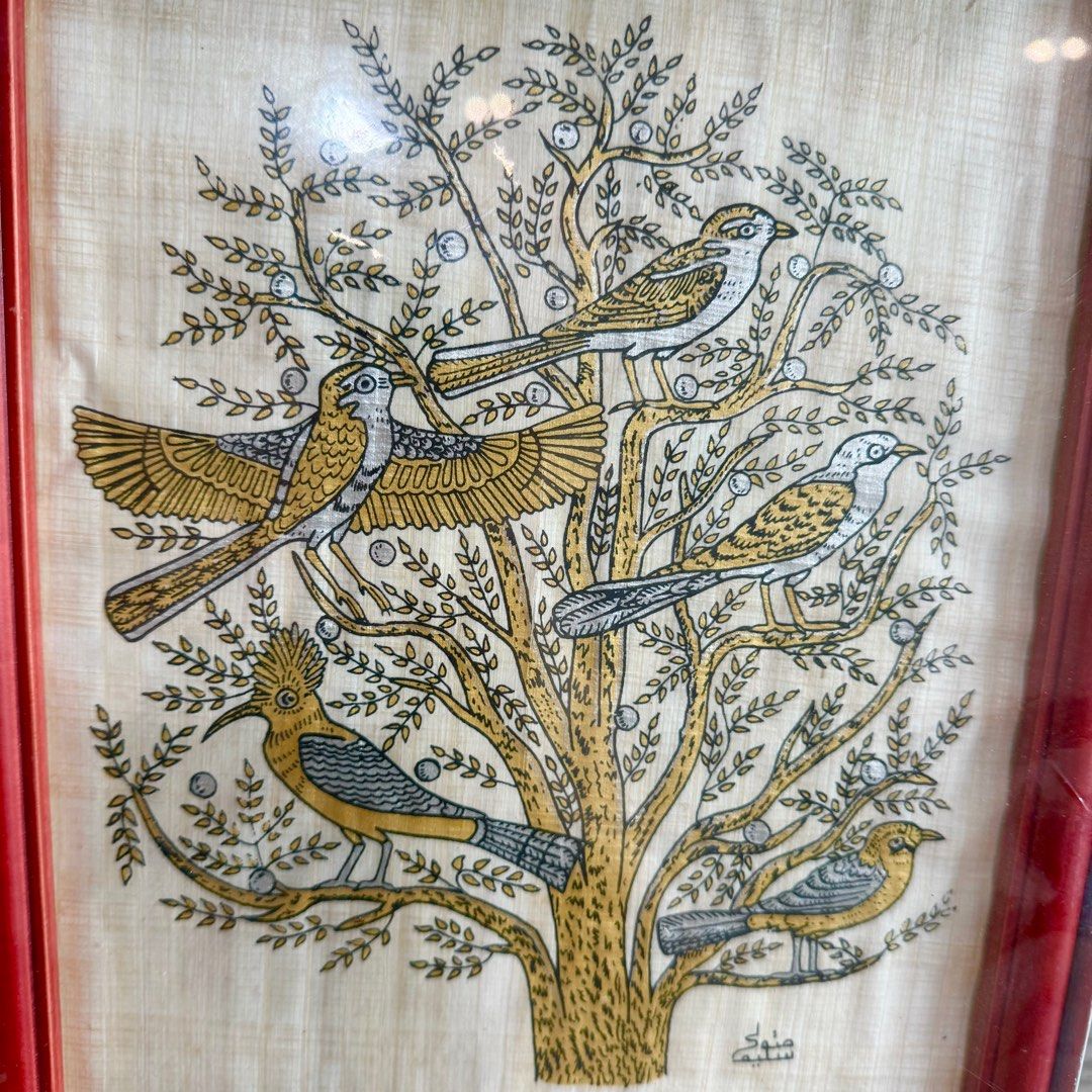 63 OFF BN Papyrus Tree of Life Print with Frame, Furniture & Home