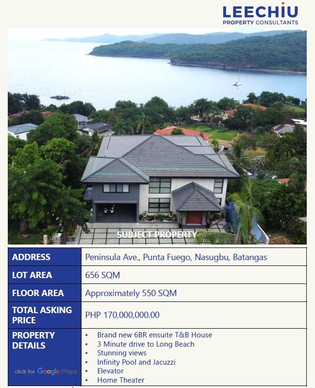 6BR H&L in Peninsula de Punta Fuego Batangas for Sale, Property, For ...