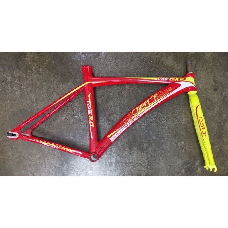 700C GT FIXIE FULL ALLOY FRAME WITH FORK Sports Equipment Bicycles Parts Bicycles on Carousell