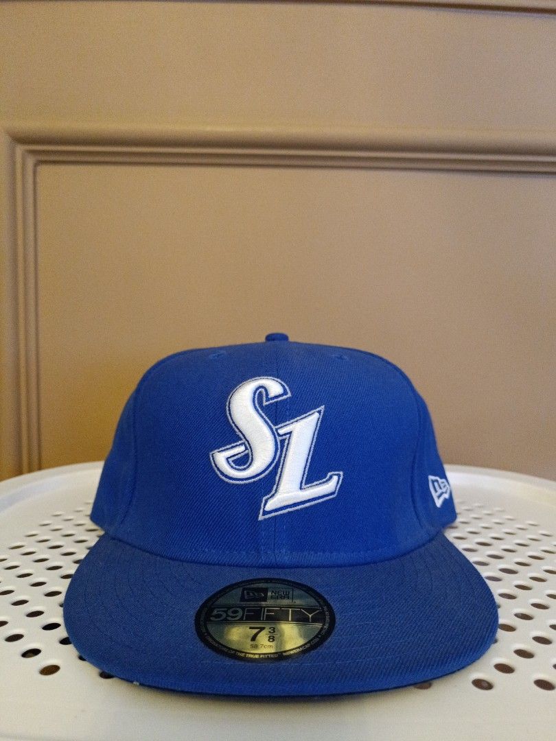 7 3 8 New Era x Samsung Lions KBO Fitted Cap Men s Fashion Watches Accessories Cap Hats on Carousell