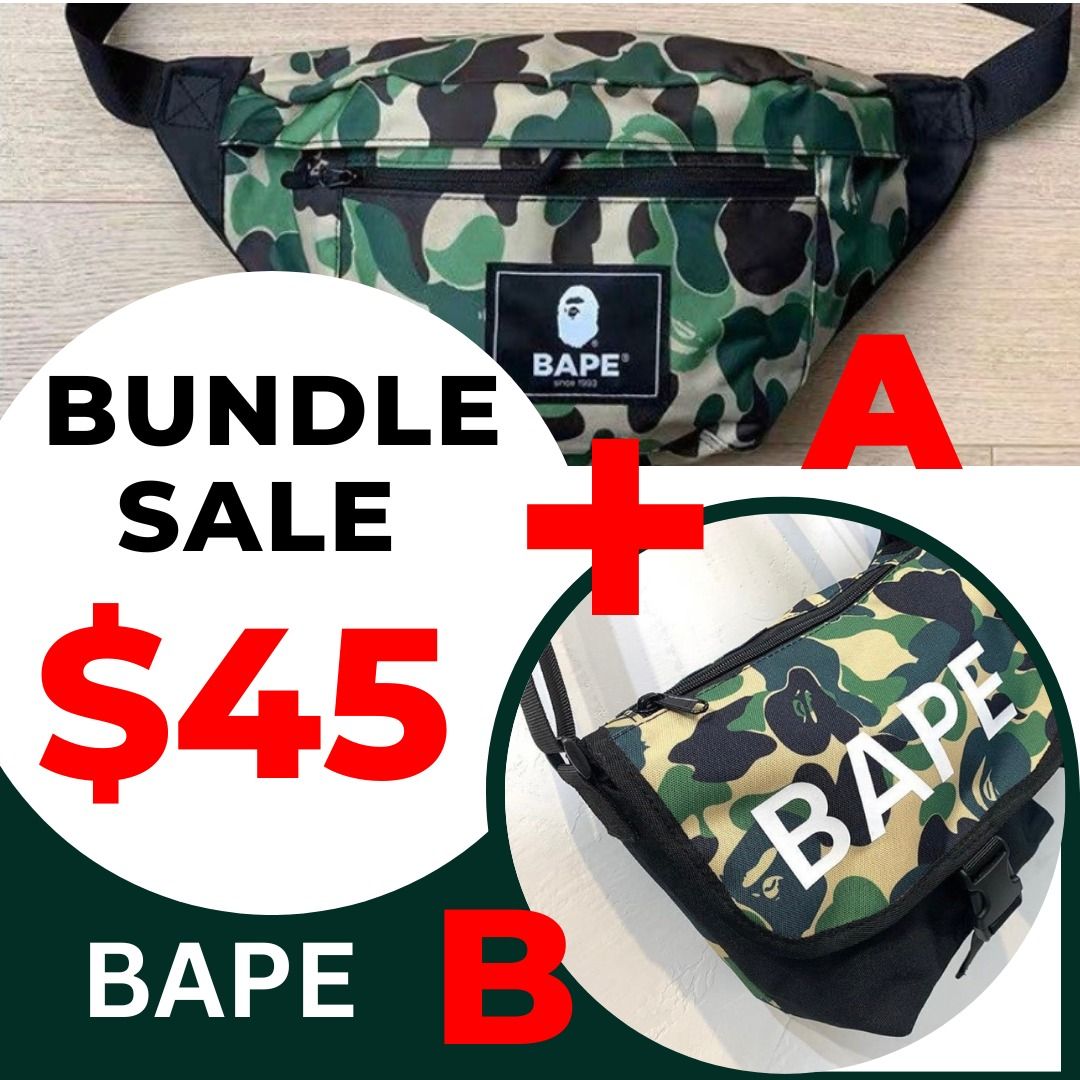 Bape clearance men bag